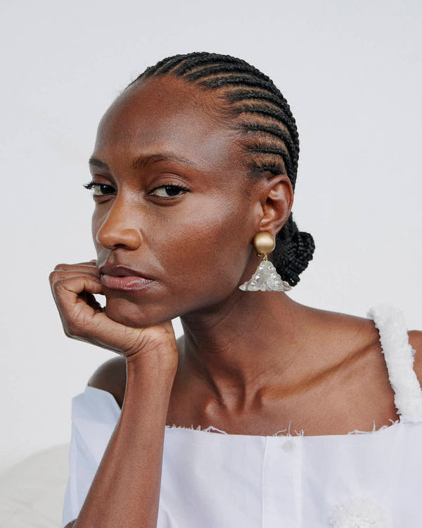 Brinco Bardot Cristal