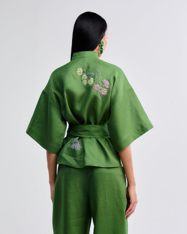 Kimono Oriental Flor