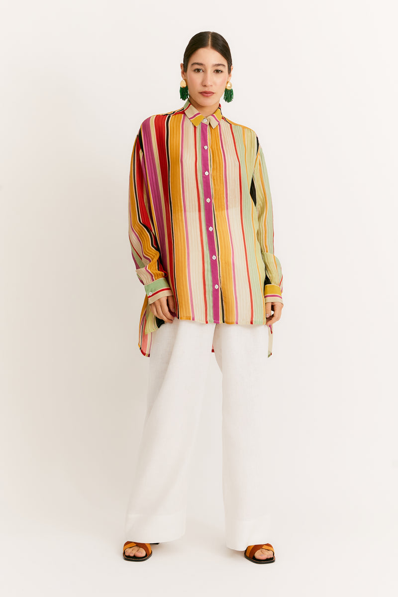 Camisa Fefi Listras