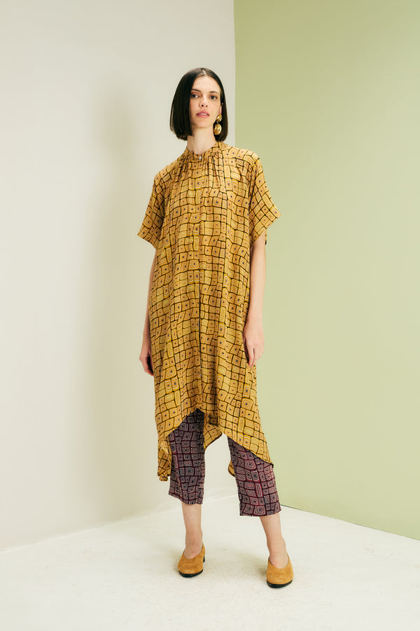 Vestido Pontas Tartaruga