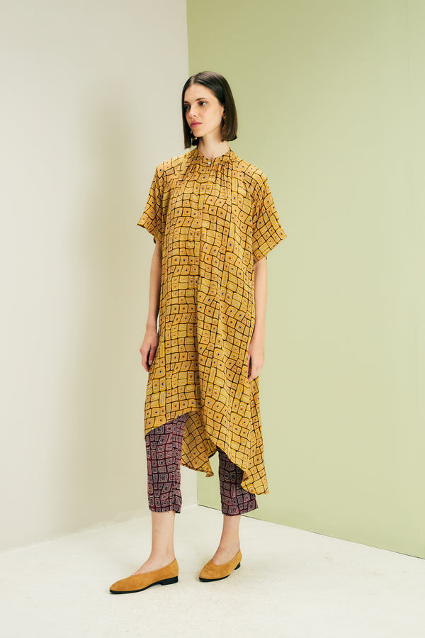 Vestido Pontas Tartaruga