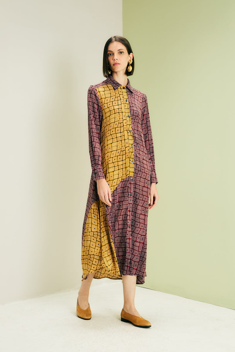 Chemise Recortes Tartaruga