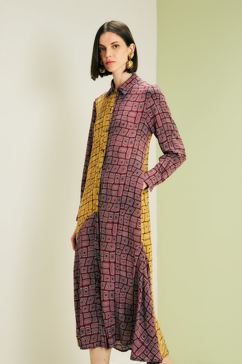 Chemise Recortes Tartaruga