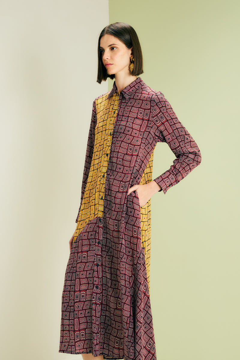 Chemise Recortes Tartaruga
