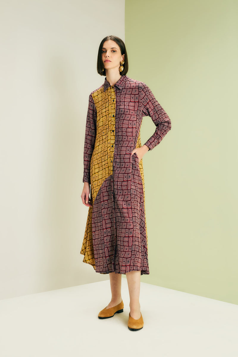 Chemise Recortes Tartaruga